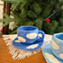Blue Sky & White Cloud Coffee Mug with Saucer