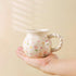 Vintage Floral Ceramic Coffee Mug