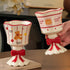 Lucky Bear Bow Goblet – Ceramic Dessert & Coffee Cup