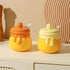 Honey Bear Drip Ceramic Jar - 700ml "Hunny" Pot Sugar Bowl with Lid & Spoon