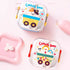 Cute Cartoon Bento Lunch Box – Leakproof Square Food Container for Kids & School