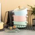 Nordic Pastel Ceramic Soup Bowl with Glass Lid