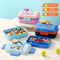 Kids Cute House-Shaped Bento Lunch Box – 3-Compartment Insulated Food-Grade Leakproof Tiffin Container with Handle for School, Picnics & Travel