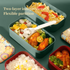 Japanese Bento Box – 2-Tier Stackable Lunch Box with Adjustable Divider, Elastic Strap & Airtight Floral Lid | Leakproof, Microwave Safe Eco-Friendly Food Container (1200ml)