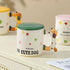 Cute 3D Puppy Ceramic Mug with Lid & 3D Animal Handle – Cartoon Dog Coffee Cup for Animal Lovers