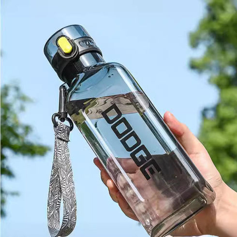 Dodge 700ml Square Sports Water Bottle | Leakproof Tritan Gym Flask