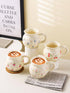 Vintage Floral Ceramic Coffee Mug
