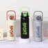 Insulated Sports Water Bottle - 600ml Vacuum Sealed Stainless Steel Thermal Flask with Handle, Leak-Proof Gym Reusable Water Bottle