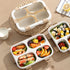 Stackable 4-Compartment Bento Lunch Box | Eco-Friendly Meal Prep Container