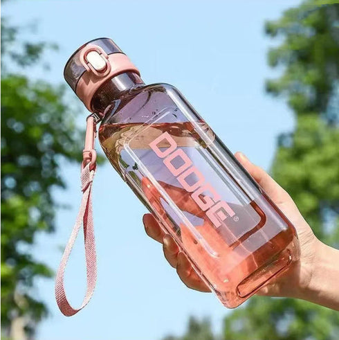 Dodge 700ml Square Sports Water Bottle | Leakproof Tritan Gym Flask