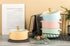 Nordic Pastel Ceramic Soup Bowl with Glass Lid