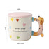 Cute 3D Puppy Ceramic Mug with Lid & 3D Animal Handle – Cartoon Dog Coffee Cup for Animal Lovers