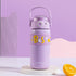 500ml Stainless Steel Insulated Water Bottle – Leak-Proof Vacuum Flask with Silicone Sleeve & Carry Handle