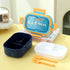 Eat Real Bento Lunch Box – 2-Compartment Leak-Proof Kids School Lunch Box with Spoon & Fork
