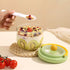 600ml Portable Breakfast & Salad Container with Lid and Spoon – Leak-Proof Yogurt & Overnight Oats Cup