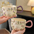 3D Embossed Rabbit Ceramic Coffee Mug