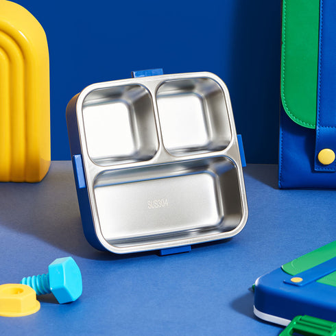 Super Brothers Bento Lunch Box for Kids | SUS304 Stainless Steel 750ml