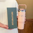 SITARAYURI Leak-Proof Insulated Stainless Steel Tumbler with Dual-Lid & Handle 900ml