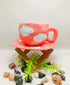 Pink Cloud Ceramic Cup and Saucer Set