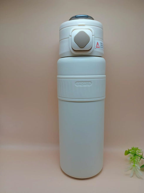 316 Stainless Steel Dual-Drink Insulated Water Bottle with Straw & Sip Lid 800ml