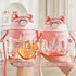 Kawaii Bear Water Bottle with Straw & Strap - 1000ml BPA-Free Big Belly Bottle for Kids & School