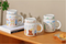 Cartoon Ceramic Mug with Lid - Adorable Bear, Rabbit & Cat Animal Designs