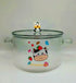 Cute Cow Print Glass Serving Bowl with Lid & Handles – 1650ml Large Aesthetic Ramen & Soup Bowl
