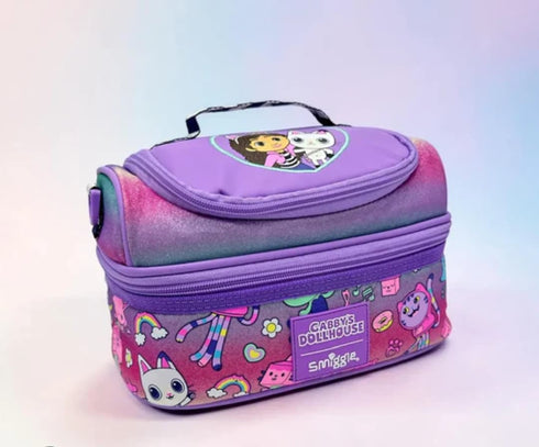 Cute double decker insulated character lunch box