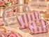 Iconic Stripe 3-in-1 Travel Cosmetic Bag Trio Set: