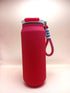 Stainless Steel Vacuum Insulated Water Bottle - "Cola Can" Style Tumbler with Carrying Loop