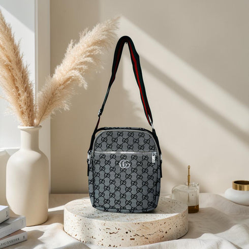 Compact Crossbody Travel Pouch | Luxury Daily Utility Monogram Shoulder Sling Bag