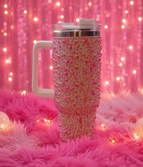 Pearl sparkling insulated tumbler