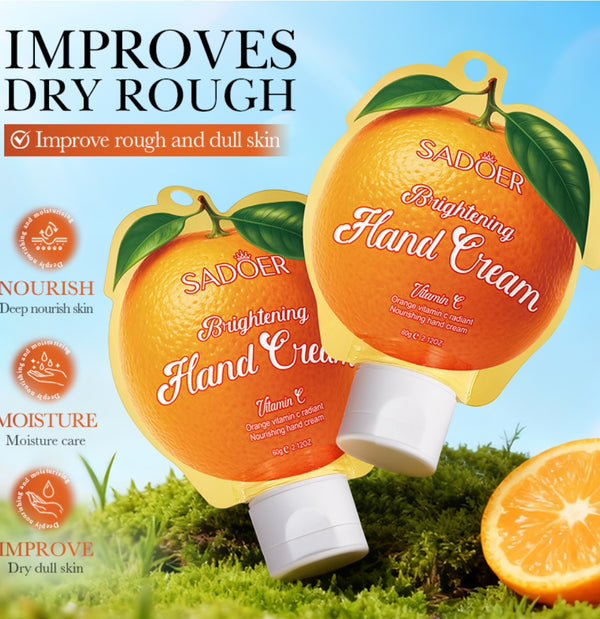 Fruit Hand Cream - Moisturizing Repair for Dry Cracked Hands - 60g