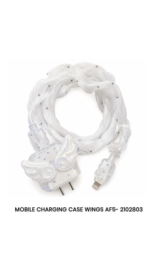 Kuwaii Mobile Charging Cover - Cute & Protective Cable Protector Set