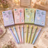 Fidget Spinner Gel Pens Set - Cute Pastel Rotating Stress Relief Stationery for School & Office (0.5mm Black Ink)