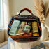 Classic Monogram Transparent Vanity Case – Multi-Pattern Clear Cosmetic Travel Bag