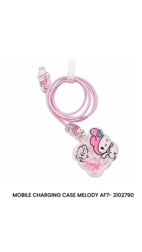 Kuwaii Mobile Charging Cover - Cute & Protective Cable Protector Set