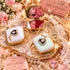 Double-Sided Pocket Mirror Keychain with Bag Charm