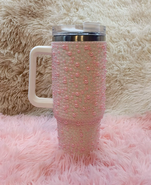 Pearl sparkling insulated tumbler