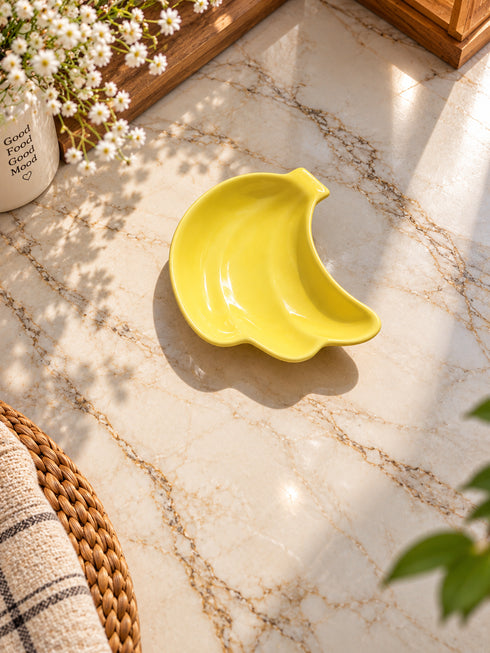 Cute Fruit-Shaped Ceramic Dipping Bowls – Mini Porcelain Sauce Dishes, Snack Platters & Jewelry Trinket Trays for Aesthetic Kitchen Decor