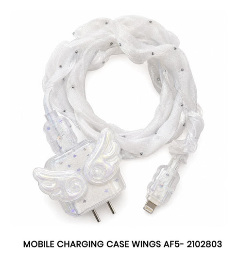 Kuwaii Mobile Charging Cover - Cute & Protective Cable Protector Set
