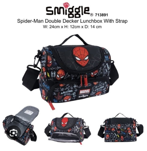 Cute double decker insulated character lunch box