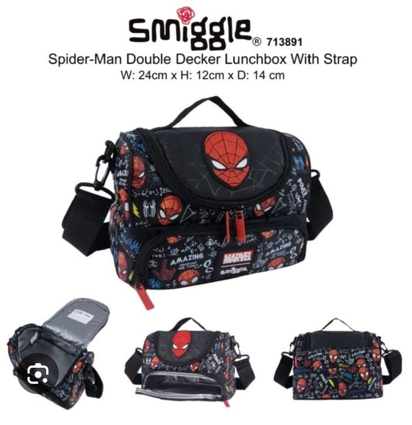 Cute double decker insulated character lunch box