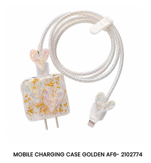 Kuwaii Mobile Charging Cover - Cute & Protective Cable Protector Set