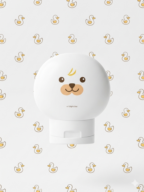 kawaii mshaped hand cream in containers