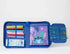 Pencil Case – 3-Tier Multi-Compartment School Stationery Organiser Set with Notebook and Colouring Pencils