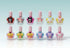 water-based, non-toxic kids' nail polish set featuring 3D character charms on star-shaped bottles.