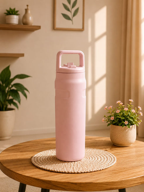 Pastel Aesthetic Tumblers & Water Bottles | Eco-Friendly Gym Flask Water Bottle with Loop Handle – 2 Flask
