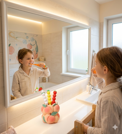 Cute Fruit Skewer Kids Toothbrush | Ultra-Soft Bristles