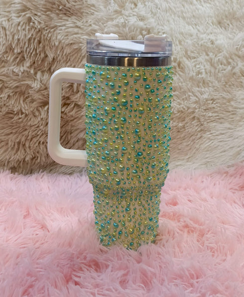 Pearl sparkling insulated tumbler